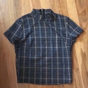 Forever 21 mock turtleneck crop top